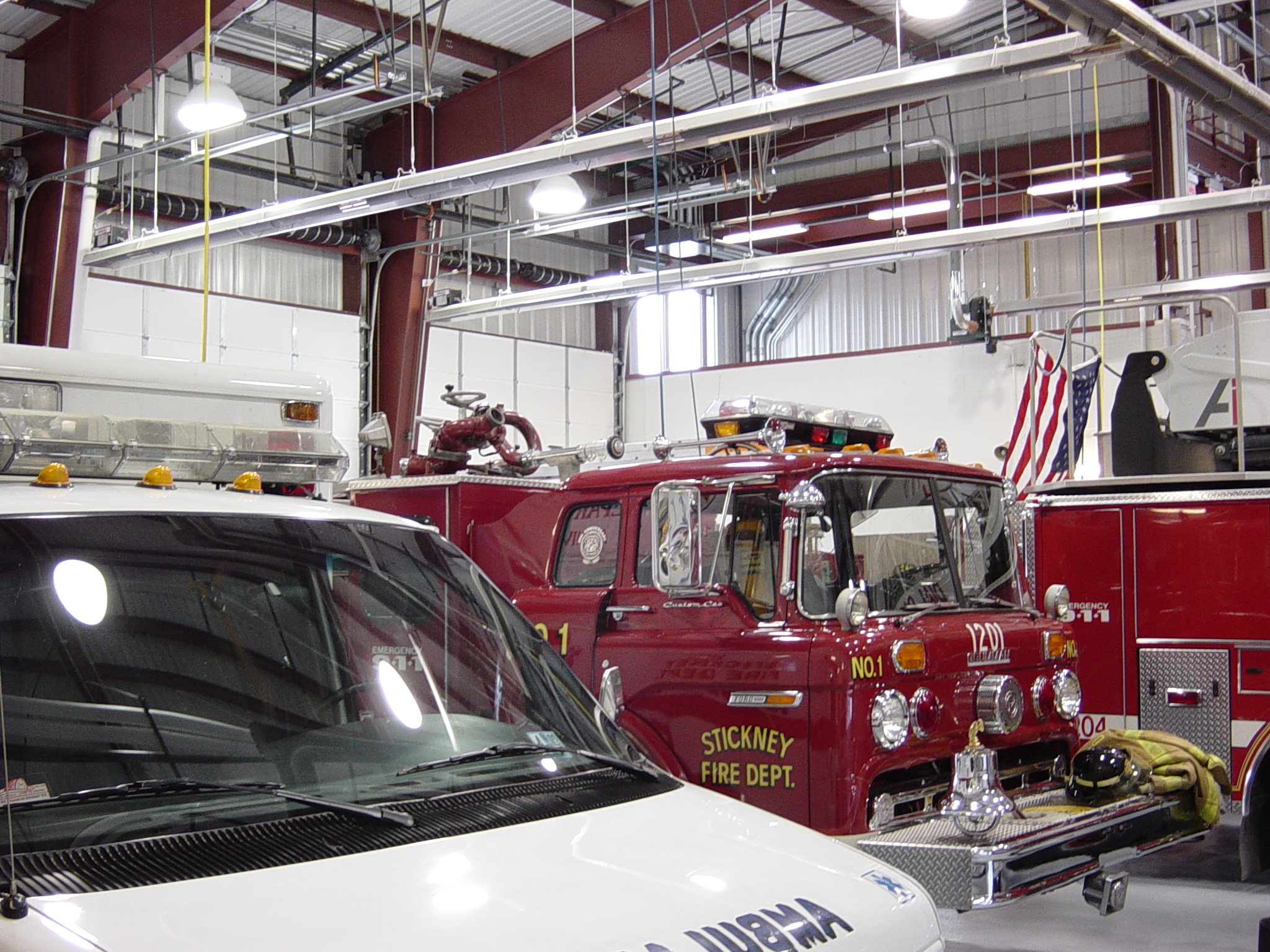 Infrared Heaters in Fire Station